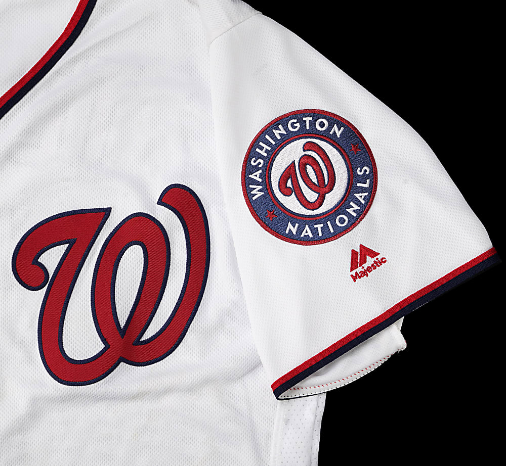 2016 Trea Turner Washington Nationals Game-Used Home Jersey From "Rookie" Season