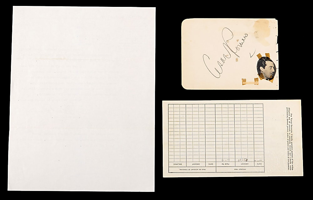 Hollywood Pioneers Signed Flats (3) with DeMille, Goldwyn & Blackton