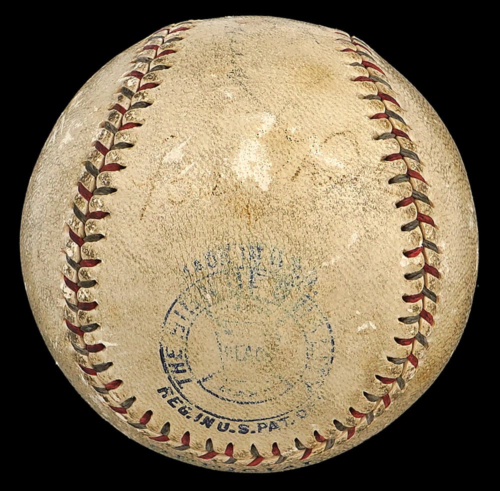 Babe Ruth & Billy Evans Dual-Signed OAL Baseball with Full PSA LOA