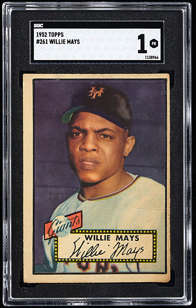 1952 Topps #261 Willie Mays SGC POOR 1
