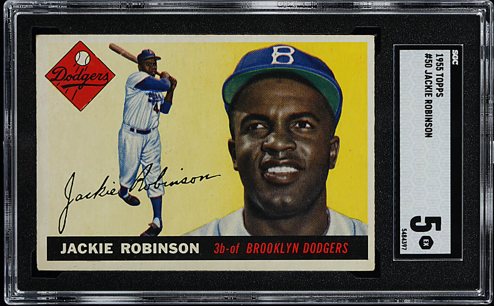 1955 Topps #50 Jackie Robinson SGC EX 5