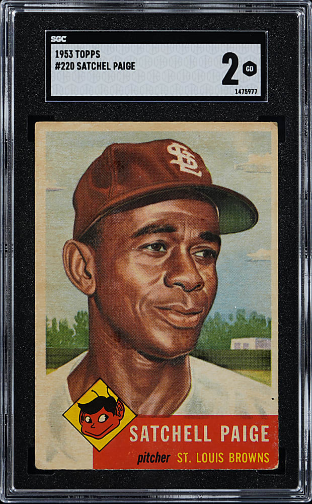 1953 Topps #220 Satchel Paige SGC GOOD 2