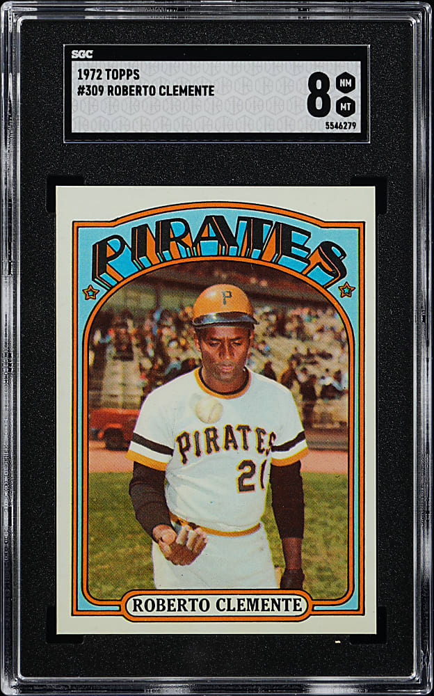 1972 Topps #309 Roberto Clemente SGC NM/MT 8