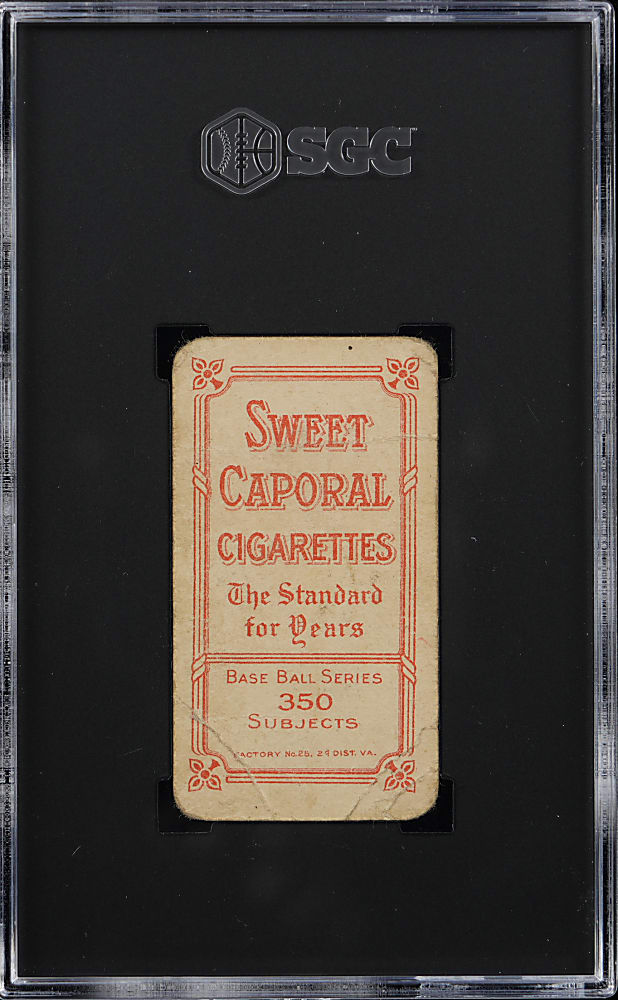 1909-1911 T206 White Border Walter Johnson Portrait SGC POOR 1