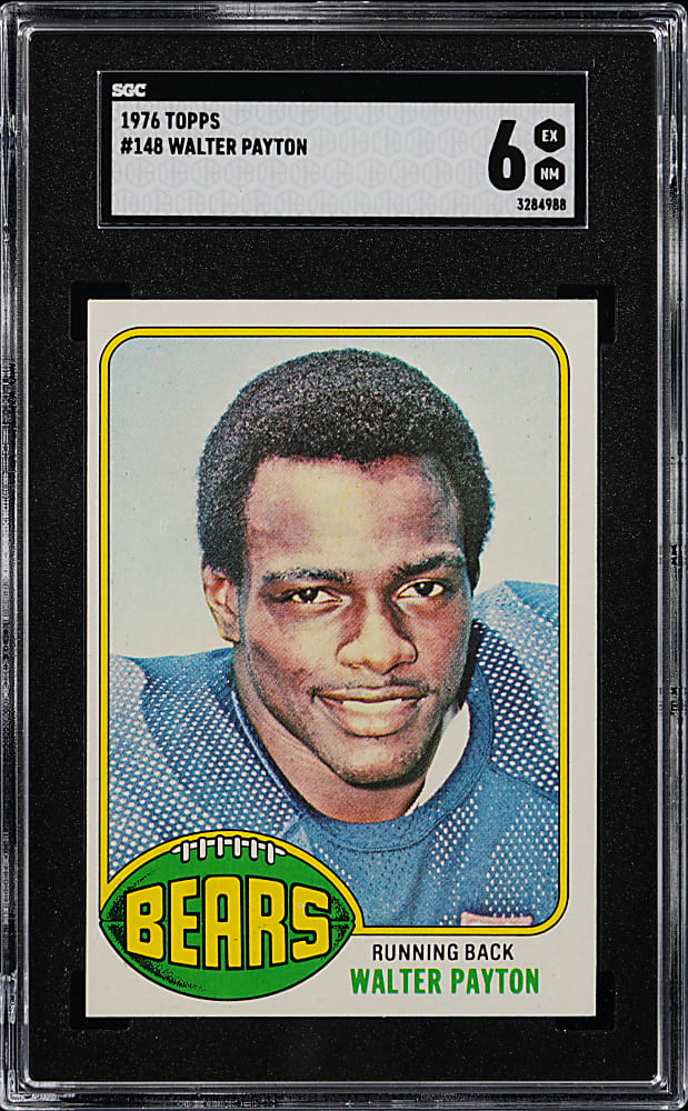 1976 Topps Football #148 Walter Payton Rookie SGC EX/NM 6