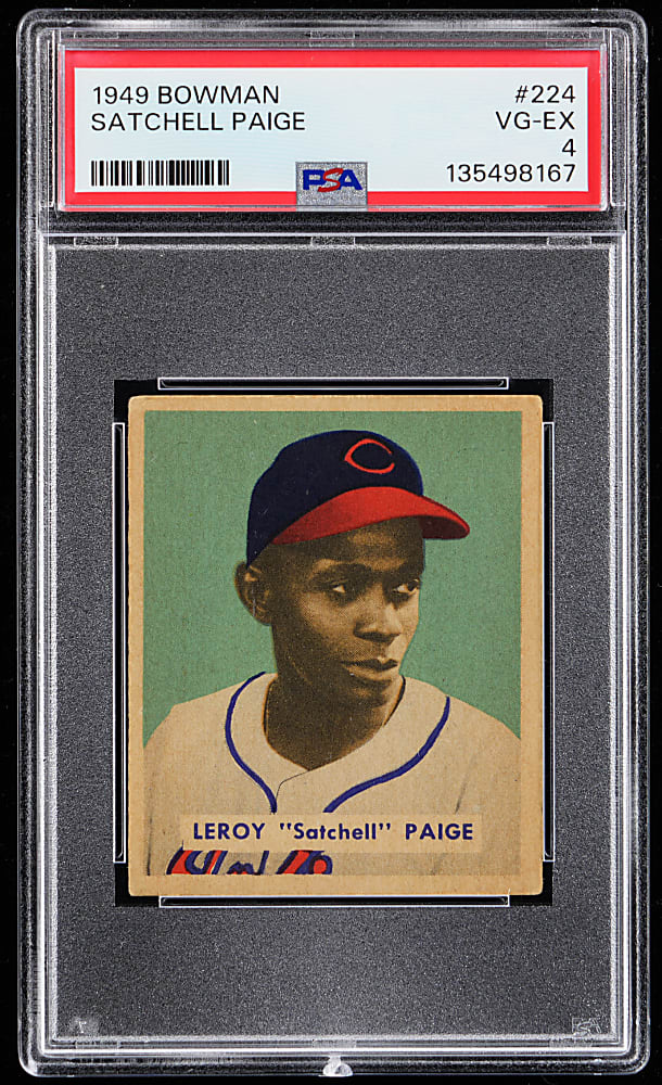 1949 Bowman #224 Satchel Paige Rookie High Number PSA VG-EX 4