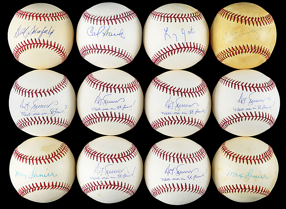 St. Louis Cardinals Single-Signed Baseball Collection (27) with (6) Ted Simmons