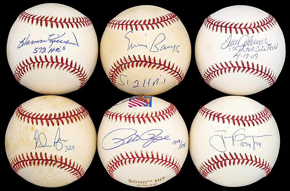 Hall of Famer/Star Signed & Inscribed Baseballs Collection (18) - All Individually Certified