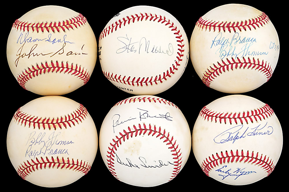 Multi/Dual-Signed Baseball Collection (18)
