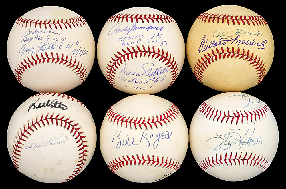 Multi/Dual-Signed Baseball Collection (18)