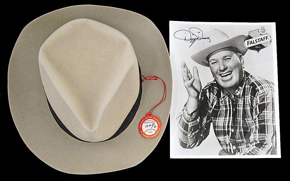 Dizzy Dean Duo with Signed 8x10 Photograph & Custom Cowboy Hat