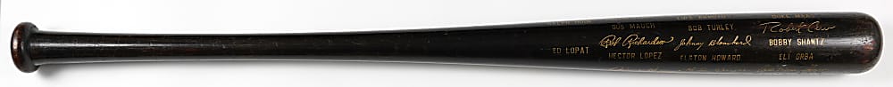 1960 New York Yankees American League Champions Black Bat