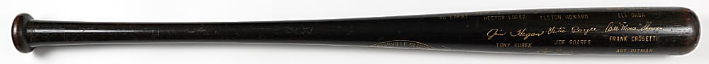 1960 New York Yankees American League Champions Black Bat
