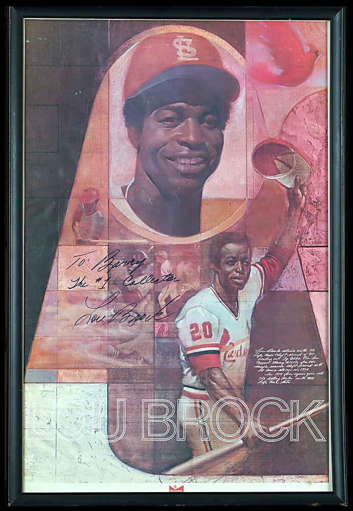 Hall of Famer Signature Displays Personalized To Barry Halper (4) with Musial & Killebrew