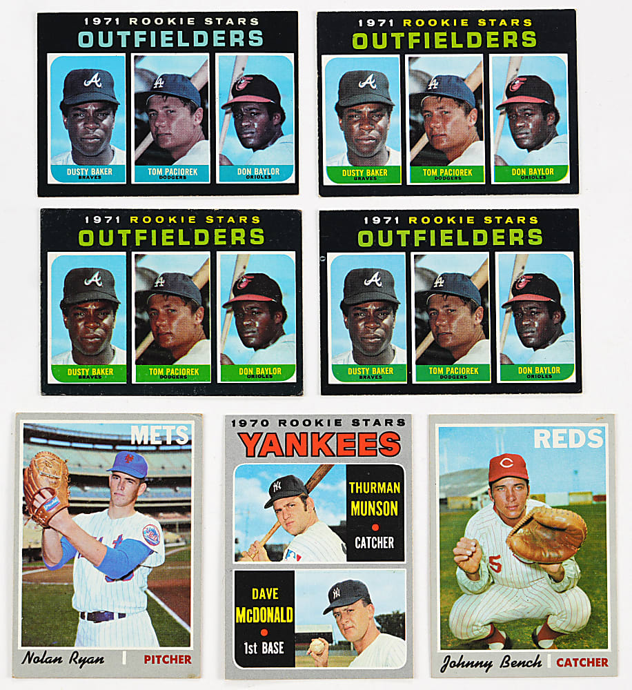 1970 & 1971 Topps Collection (950+) with (150+) Hall of Famers & Several High Numbers