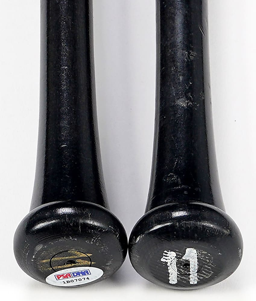 2006-2007 Ryan Zimmerman Game-Used Washington Nationals Bat Pair (One Signed) - Both PSA/DNA GU 8