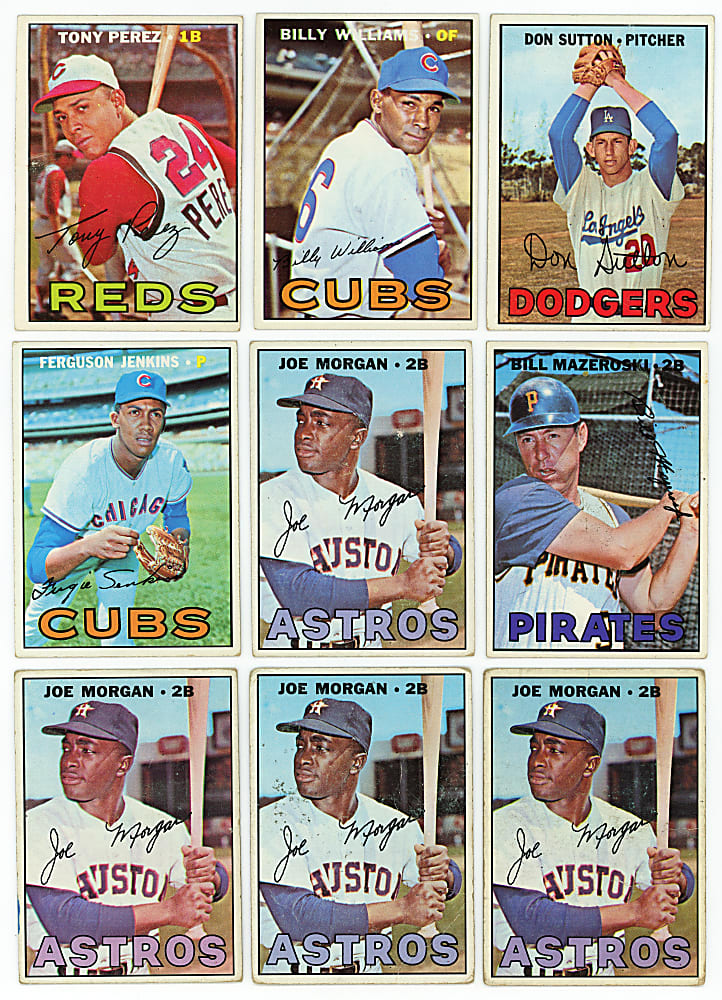 1967 Topps Collection (1,125+) with Various Hall of Famers & (25) High Numbers