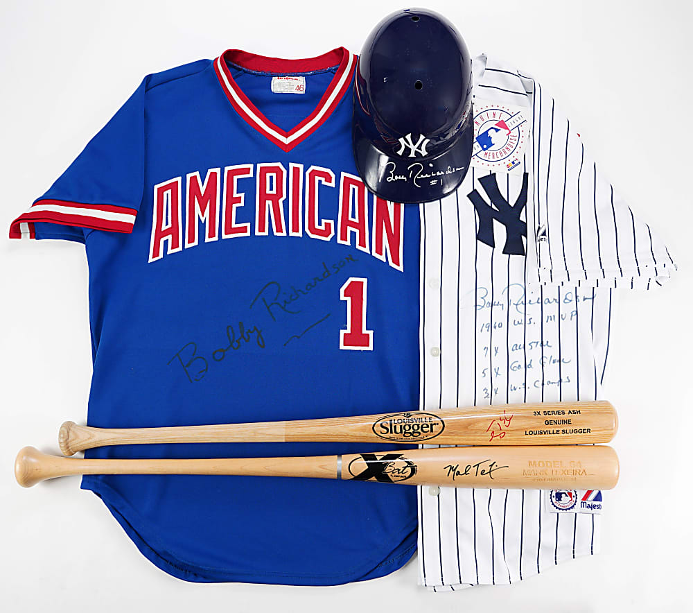1960s-Modern Bobby Richardson Equipment/Apparel Collection (43) with Game-Used & Signed Material