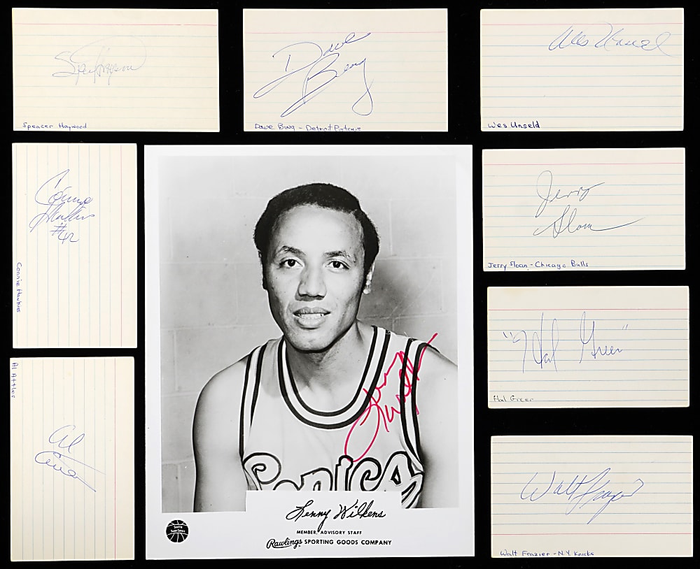 Early 1970s Basketball Signed Index Card Collection (130+) with Many Hall of Famers