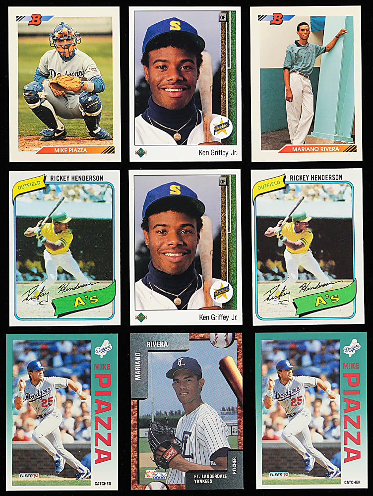 1980-1999 Hall of Fame Rookie & Minor League Collection (340+)