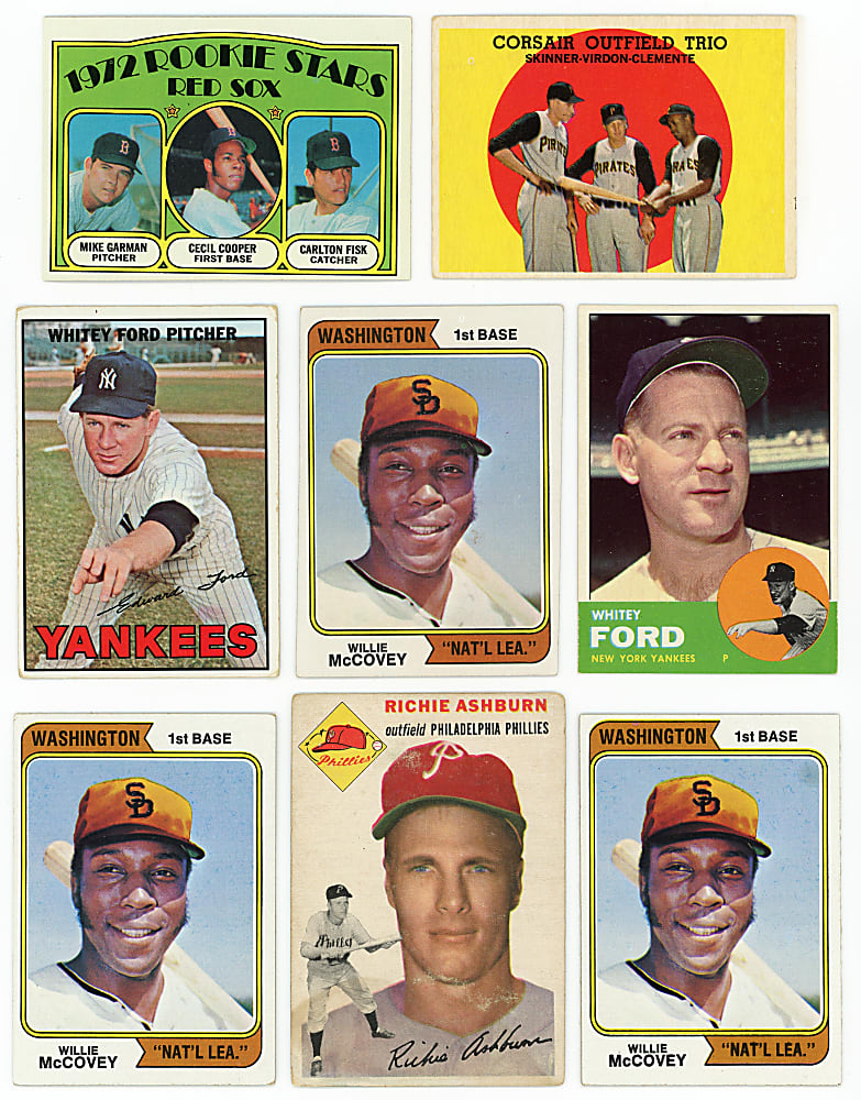 1954-1979 Topps Hall of Fame & Star Collection (400+) with Mickey Mantle & Ted Williams
