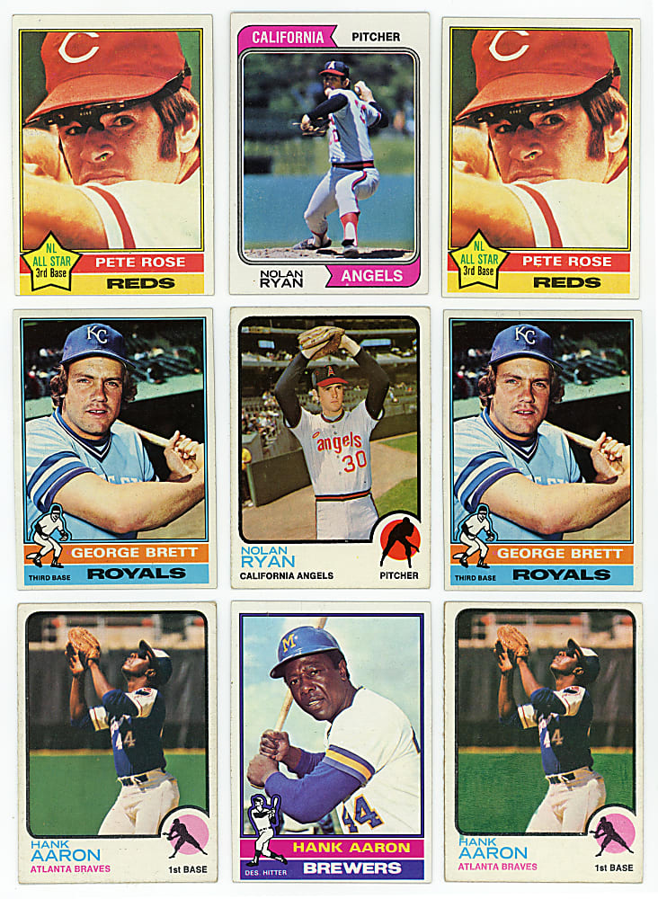 1954-1979 Topps Hall of Fame & Star Collection (400+) with Mickey Mantle & Ted Williams