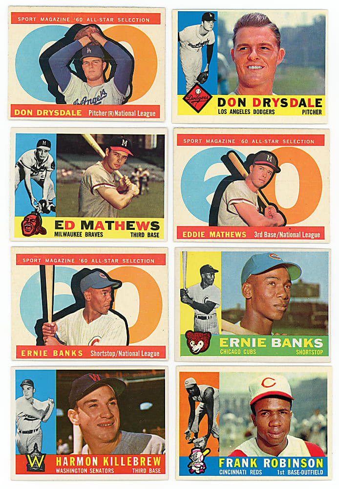 1960 Topps Near Complete Set (564/572) - Sharp!