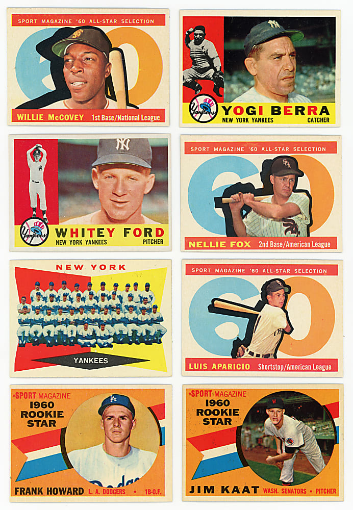 1960 Topps Near Complete Set (564/572) - Sharp!