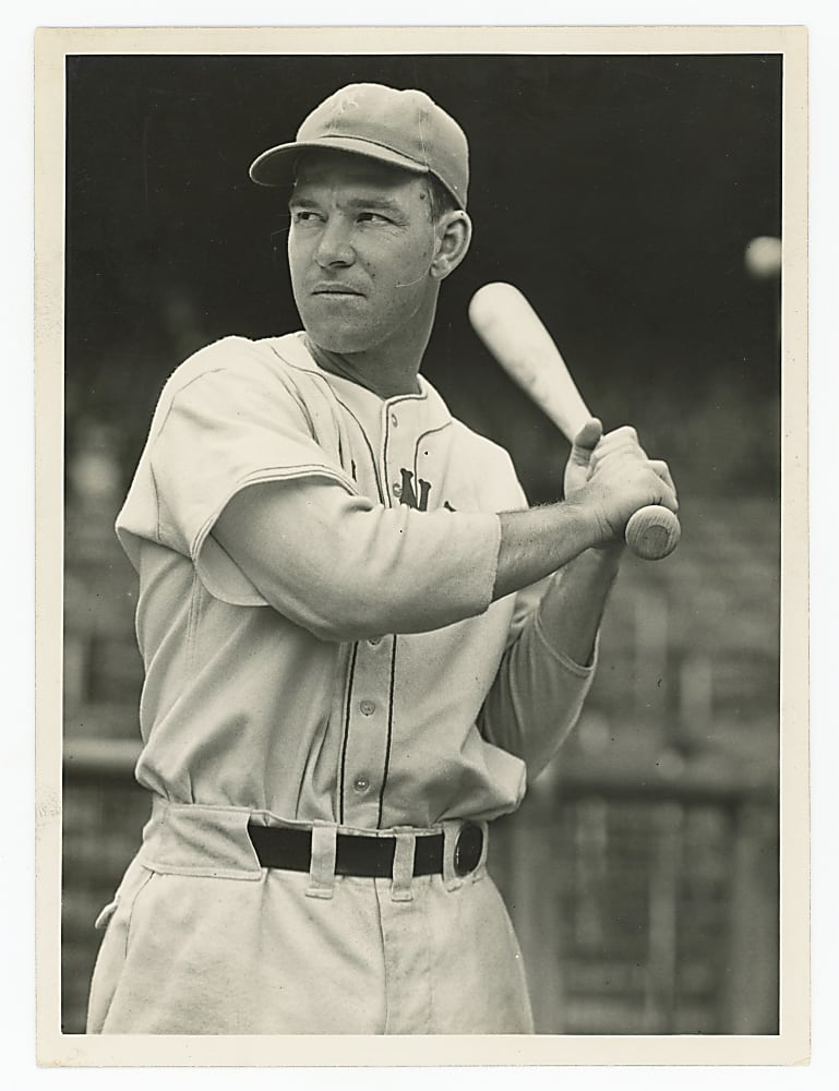Circa 1938 Mel Ott Original News Service Photograph PSA/DNA Type I