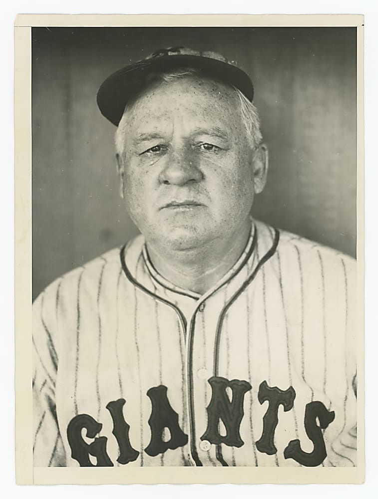 1930 John McGraw Original News Service Photograph - PSA/DNA Type I