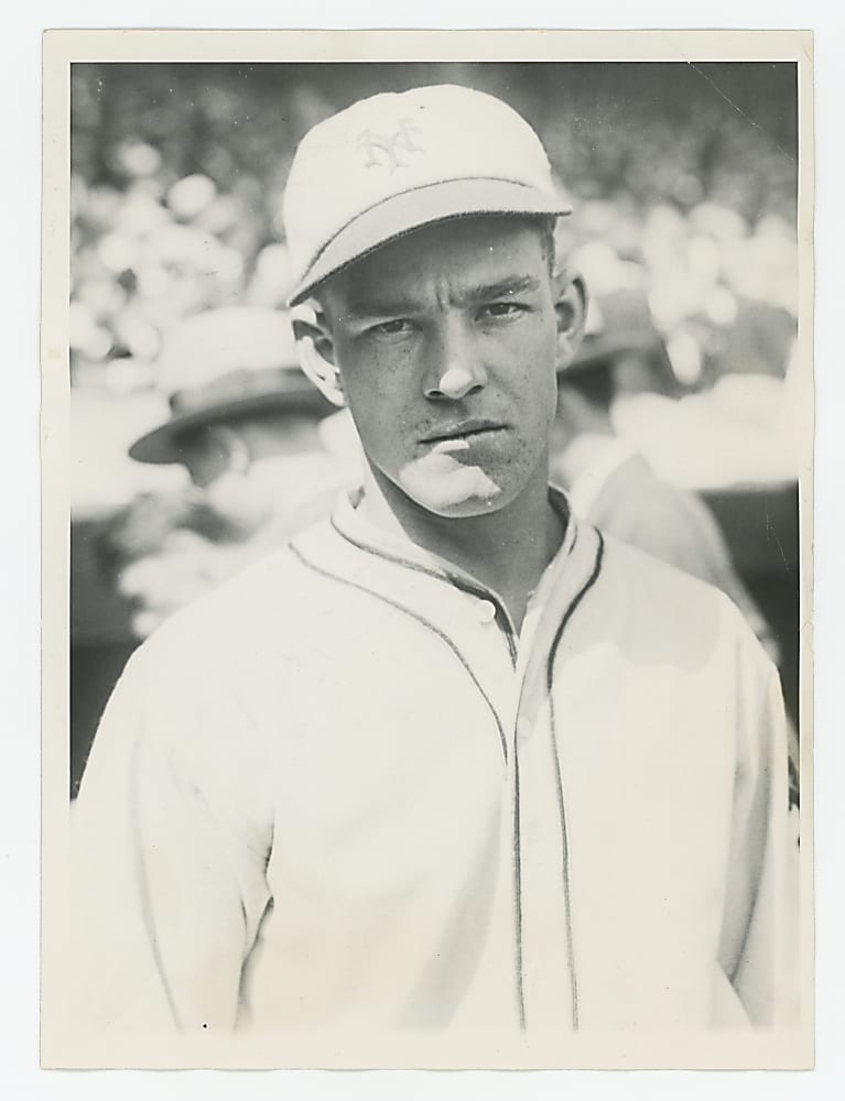 1928 Mel Ott Original News Service Photograph - PSA/DNA Type I