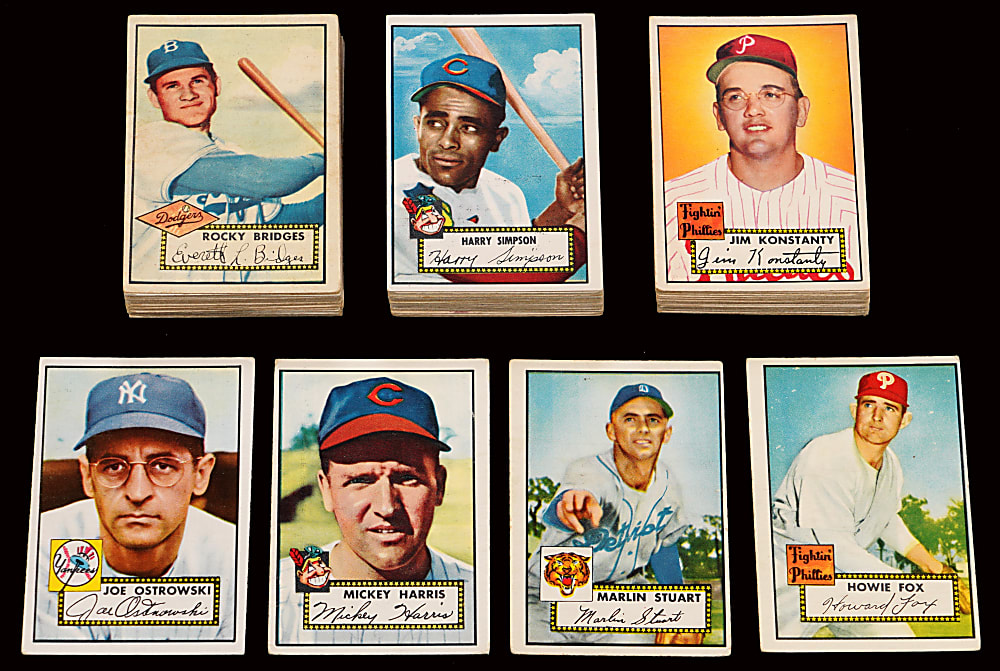 1952 Topps #1-310 Starter Set (95) Different