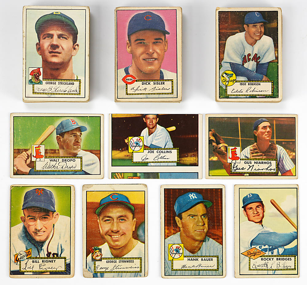 1952 Topps #1-310 Collection (90)