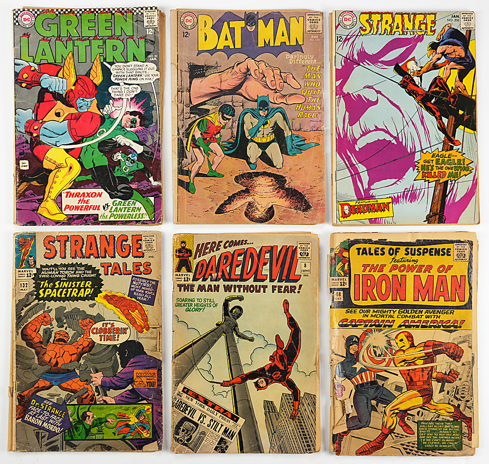 1960s Marvel/DC/Other Comic Books (39) with Avengers #1 Partial Comic