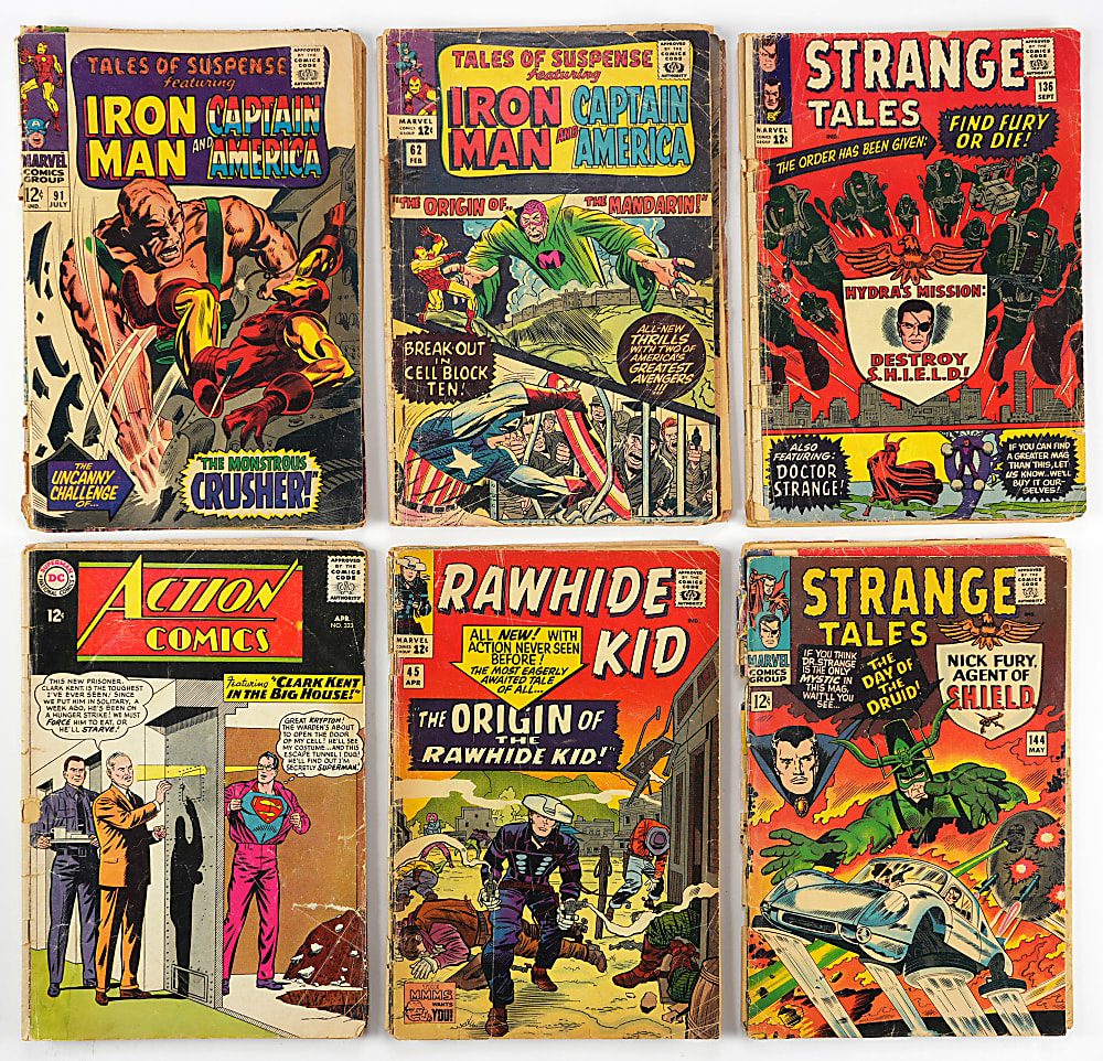 1960s Marvel/DC/Other Comic Books (39) with Avengers #1 Partial Comic