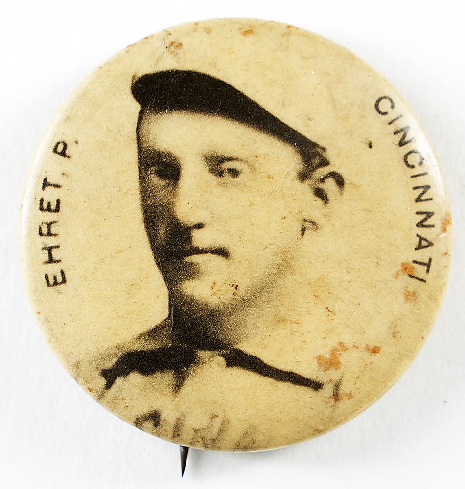 1898 Cameo Pepsin Gum Pins Red Ehret - Standard Catalog Uncatalogued!