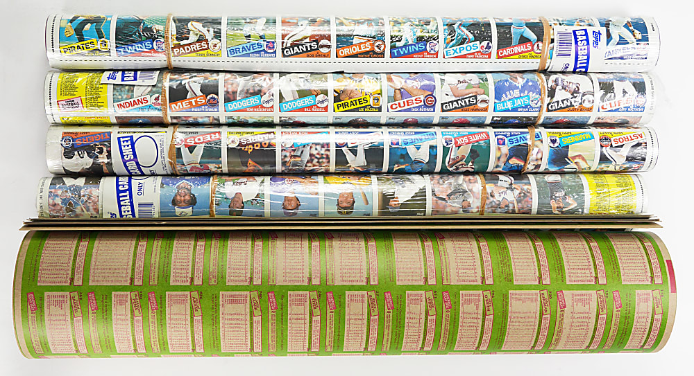 1985 Topps Complete Set In (6) Uncut Sheets Plus (4) Extra Factory Sealed Uncut Sheets (10 Total Sheets)
