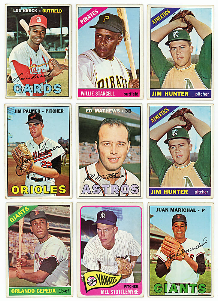 1965-1969 Topps Collection (2,300+) with (50+) Hall of Famers & Many Stars