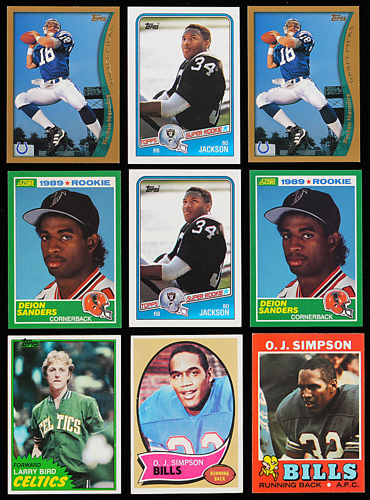 1951-2012 Multi-Sport Singles Collection (225+) with Superstar Blocks & (7) Graded