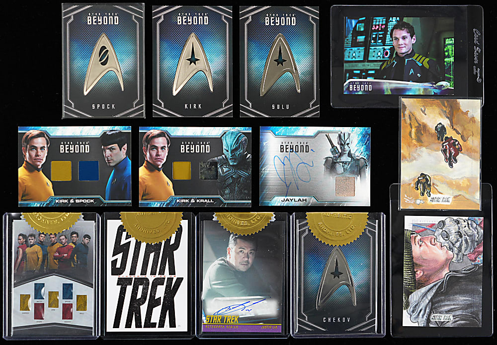 2017 Rittenhouse Archives Star Trek Beyond Collection with (57) Autograph Cards Including Chris Pine & Zoe Saldana