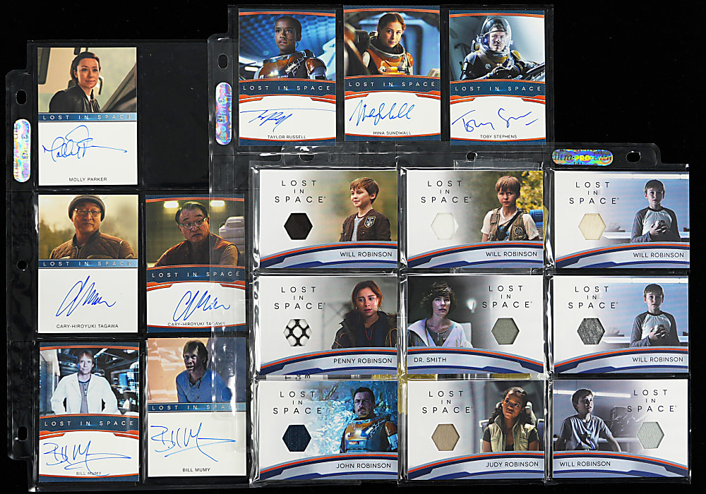 2019 Rittenhouse Archives Lost In Space Collection with (45) Autograph Cards Including Maxwell Jenkins/Taylor Russell Dual-Signed Card