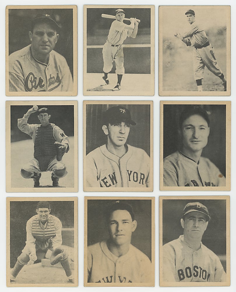 1939 Play Ball Near Set (148/161) with Most Hall of Famers & High Numbers