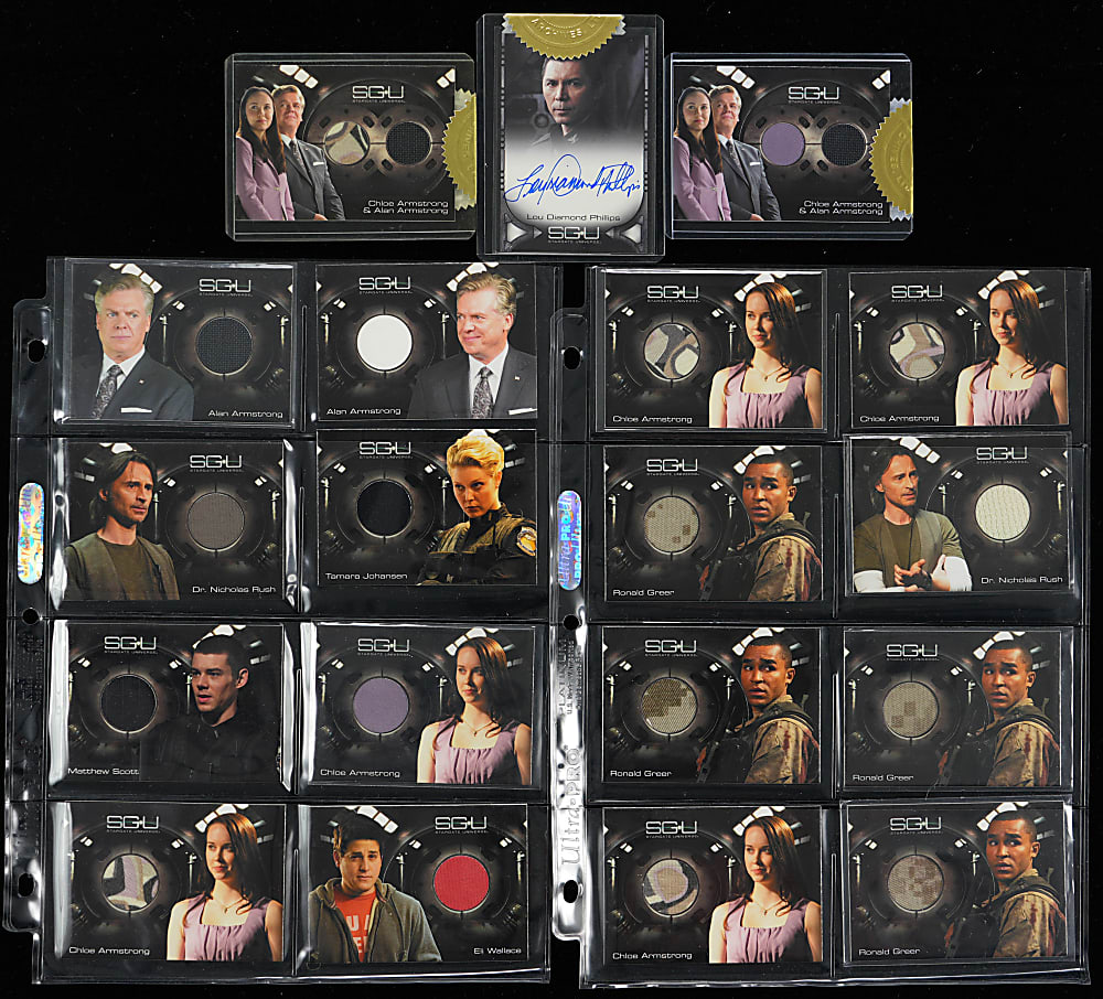 2010-2011 Rittenhouse Archives Stargate Universe Seasons 1 & 2 Collection with 38 Autograph Cards Including 2 Limited Richard Dean Anderson Cards