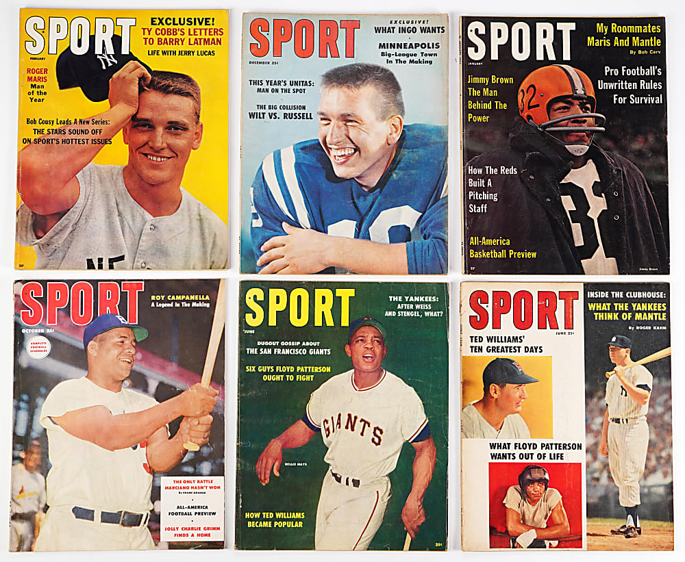 1950s to 1960s Sport Magazines (52 Different Issues)