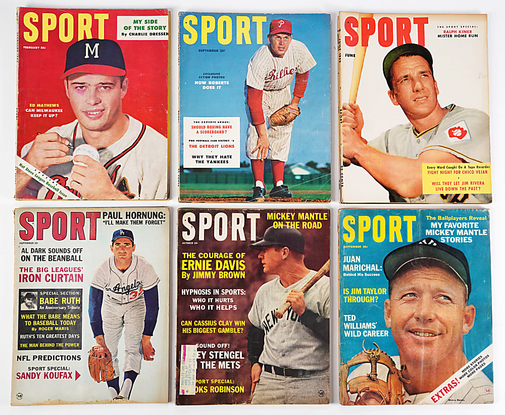 1950s to 1960s Sport Magazines (52 Different Issues)