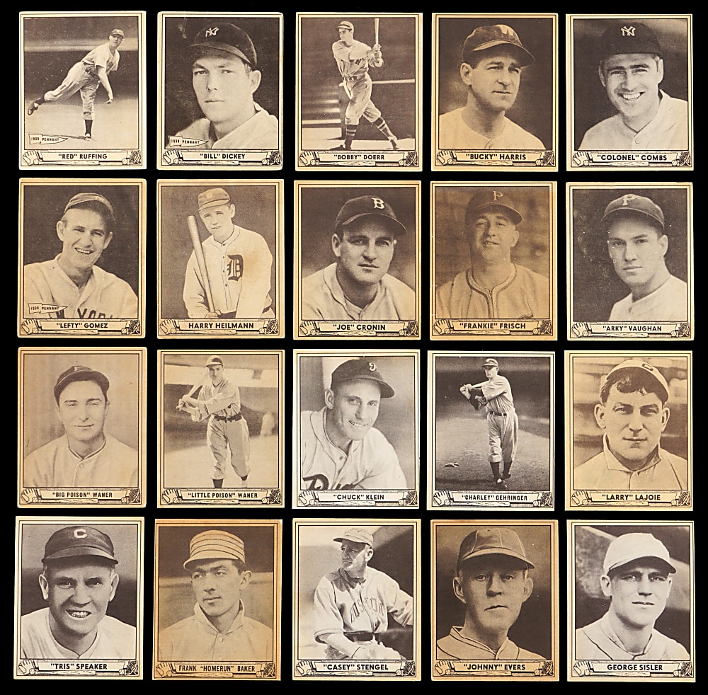 1940 Play Ball Low Number Near Set (176/180)