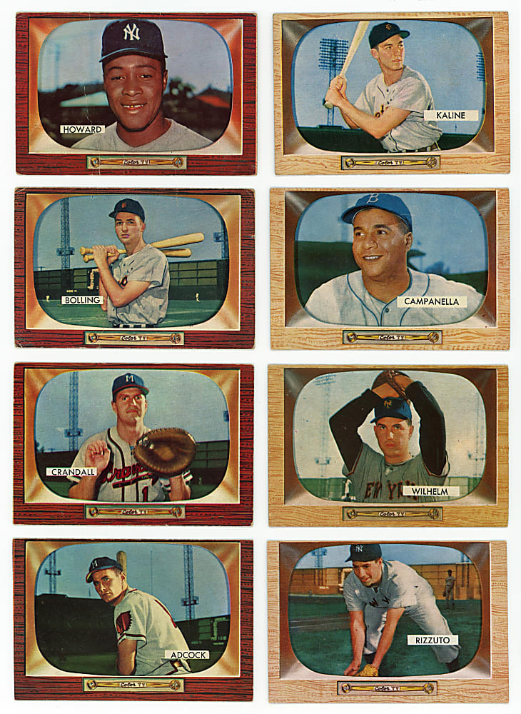 1955 Bowman Partial Set (212/320) with Multiple Hall of Famers & (41) High Numbers