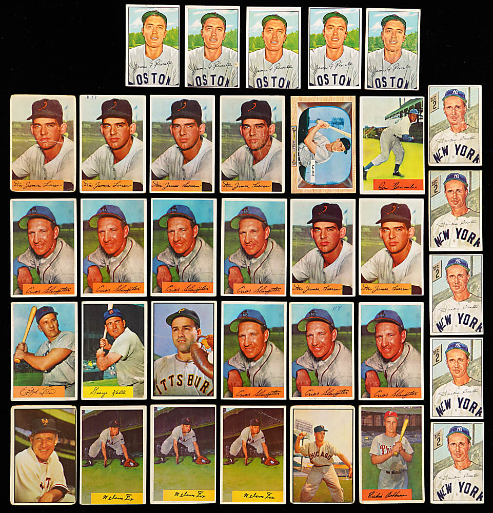 1952-1955 Bowman Shoebox Collection (752) with (25) Hall of Famers & (108) High Numbers