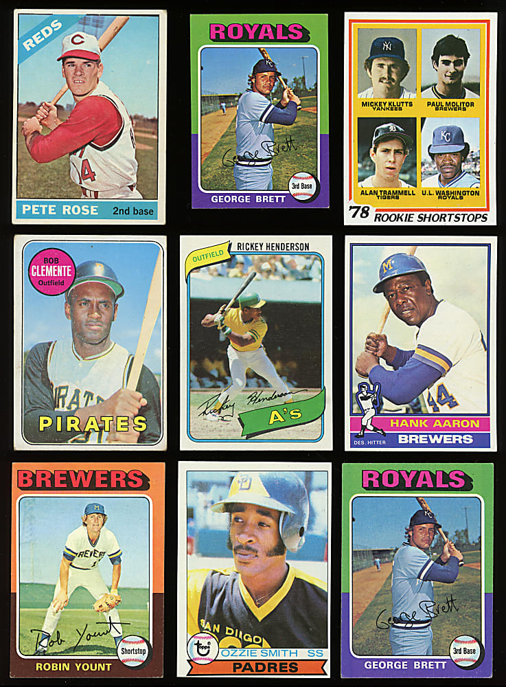 1962-1981 Hall of Fame & Star Collection (101) with Many Rookies