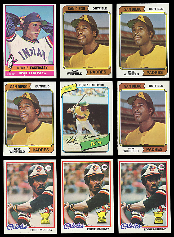 1973-1981 Hall of Fame & Star Collection (73) with Many Rookies